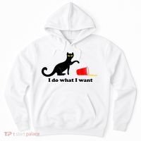 I Do What I Want Evil Cat Hoodie thumb 0