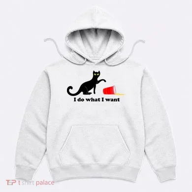 I Do What I Want Evil Cat Hoodie