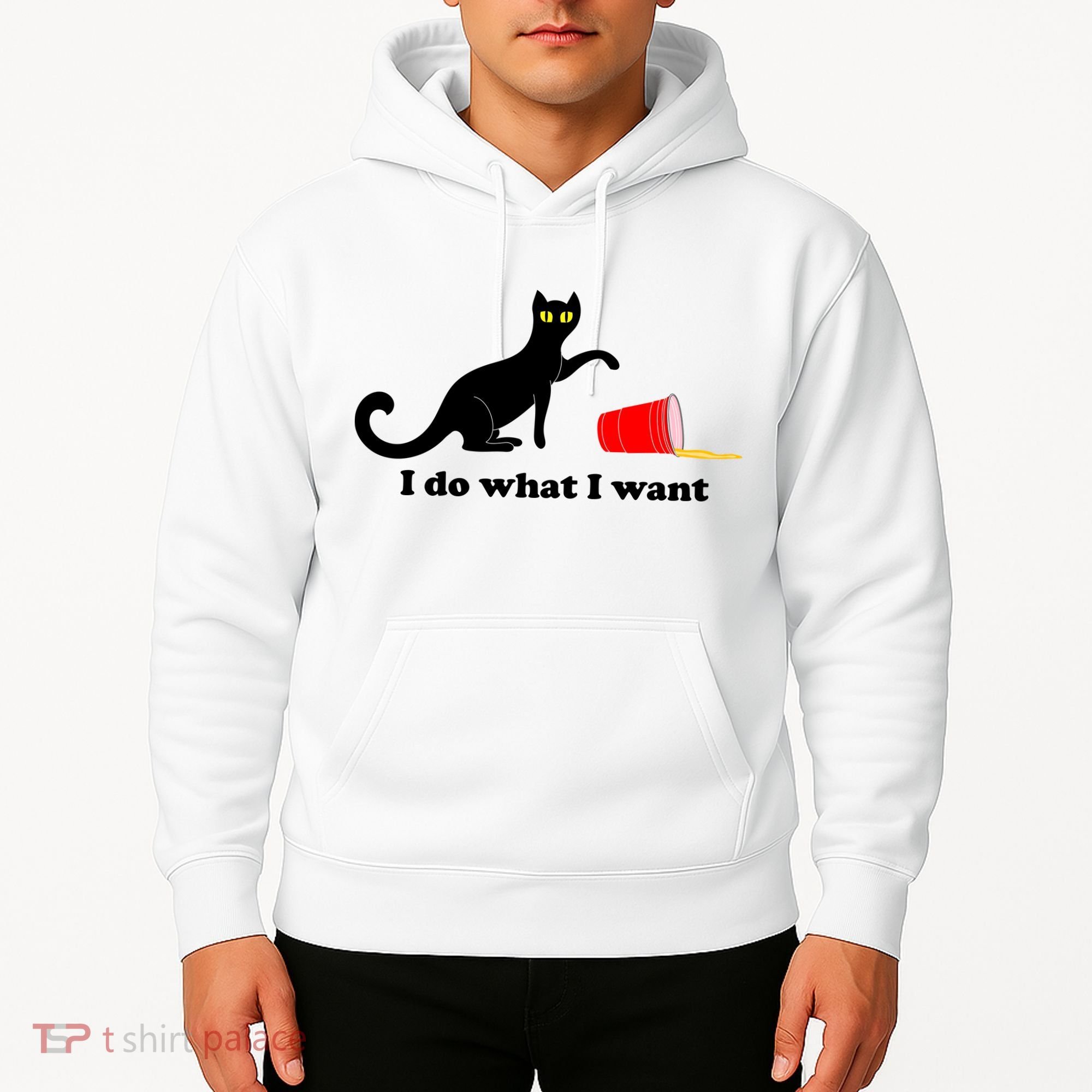 I Do What I Want Evil Cat Hoodie