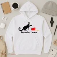 I Do What I Want Evil Cat Hoodie thumb 3