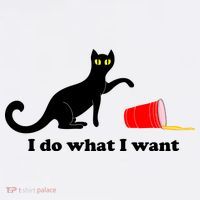 I Do What I Want Evil Cat Hoodie thumb 7