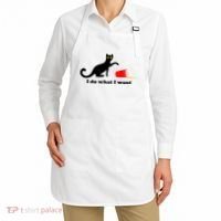 I Do What I Want Evil Cat Apron thumb 2