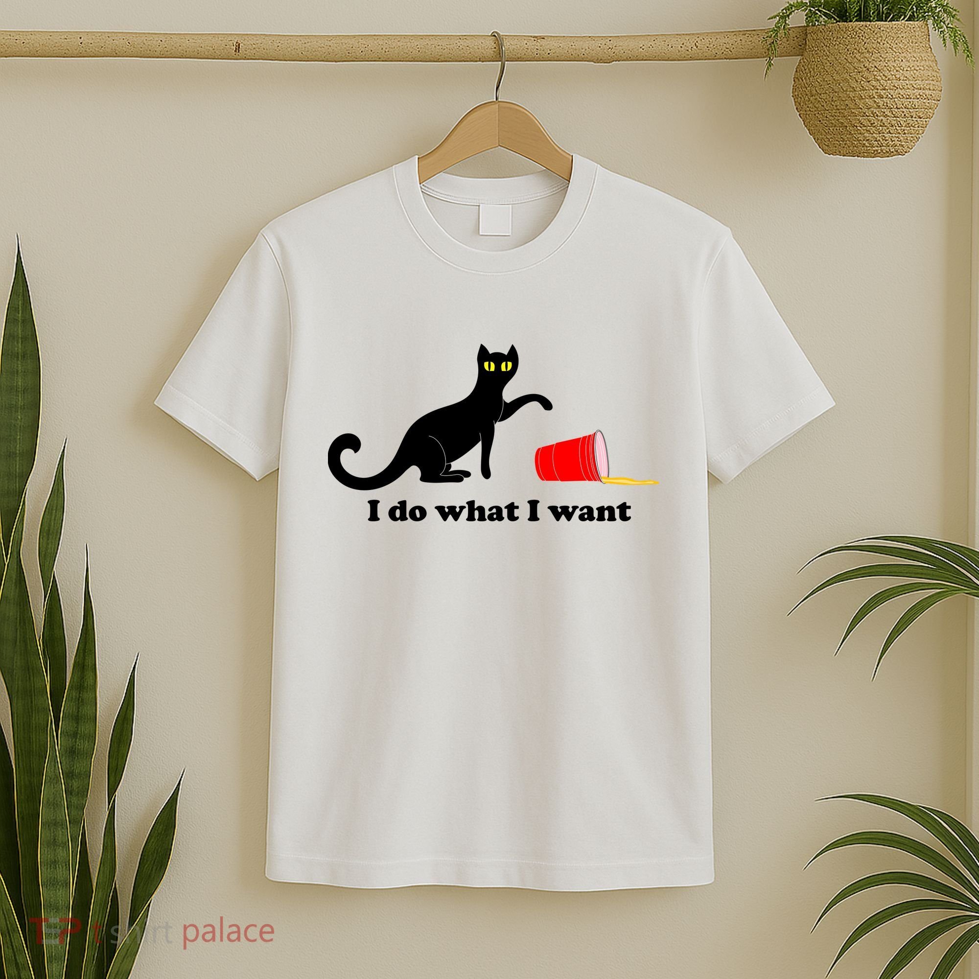 I Do What I Want Evil Cat T-Shirt