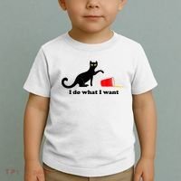 I Do What I Want Evil Cat Toddler T-Shirt thumb 2