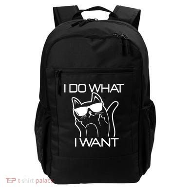 I Do What I Want Funny Cat Backpack