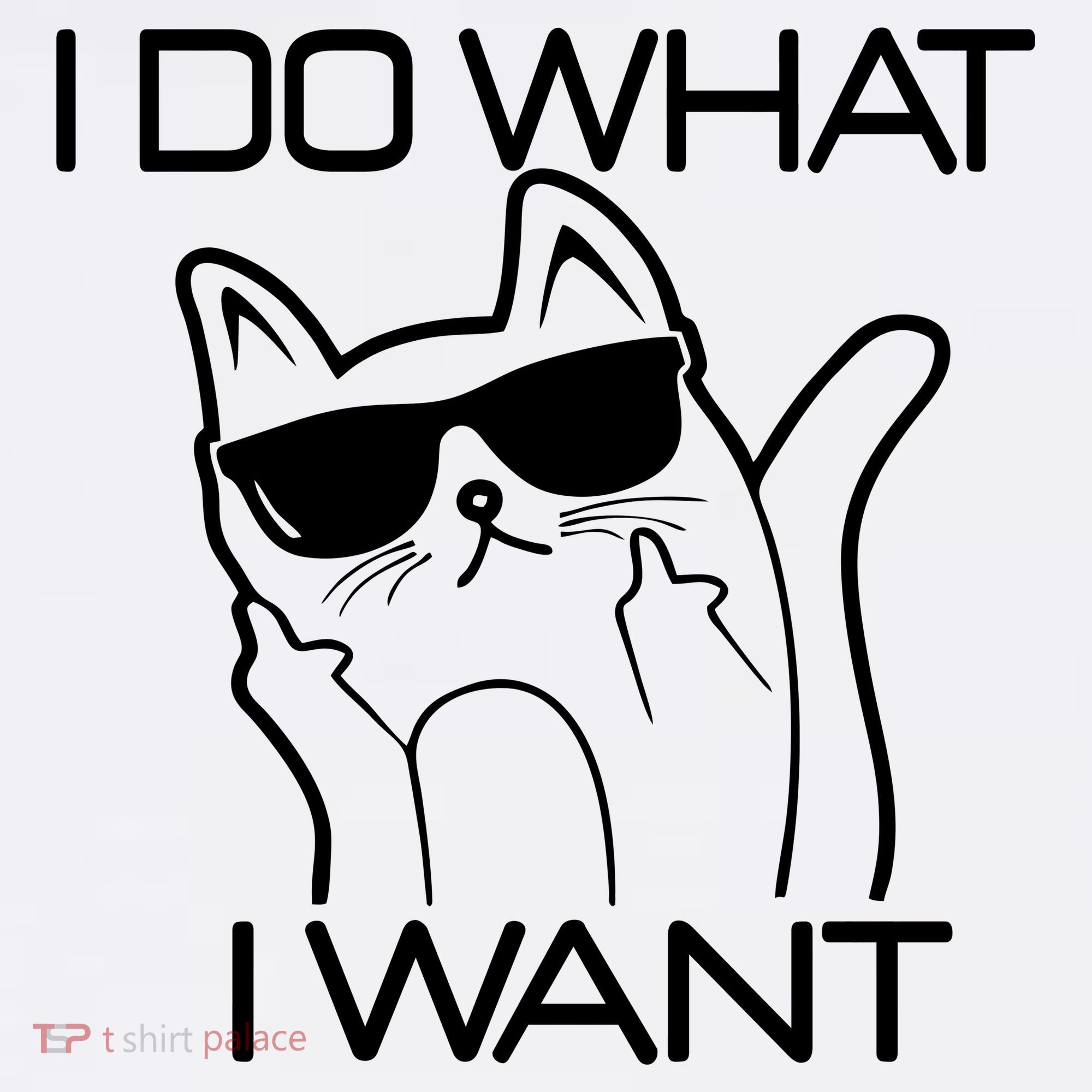 I Do What I Want Funny Cat Long Sleeve Shirt
