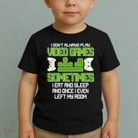 I Don't Always Play Video Games Gamer Toddler T-Shirt thumb 2