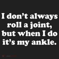 I Don't Always Roll A Joint Golf Towel thumb 3