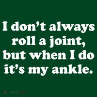 I Don't Always Roll A Joint Polo thumb 2