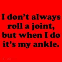 I Don't Always Roll A Joint Santa Hat thumb 1