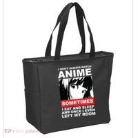 I Don't Always Watch Anime Funny Tote Bag thumb 2