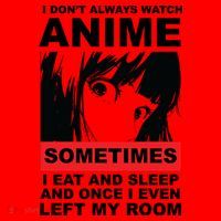I Don't Always Watch Anime Funny Santa Hat thumb 1