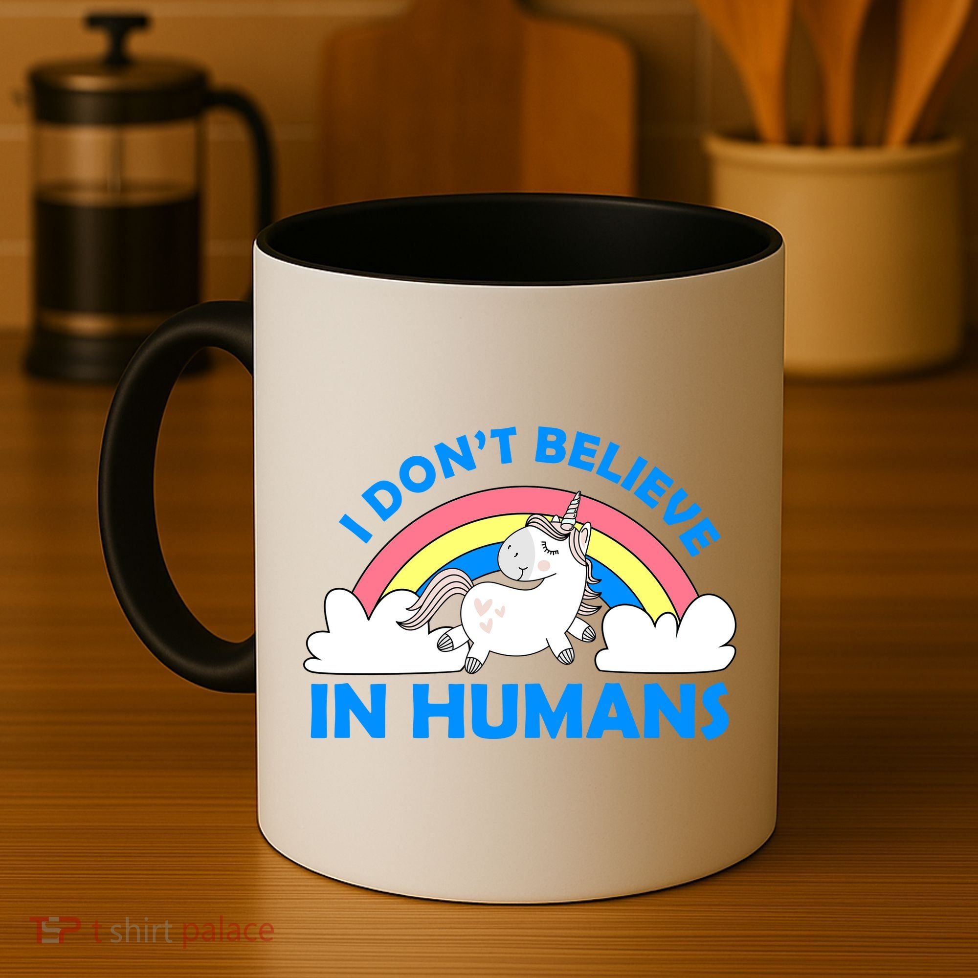 I Don't Believe In Humans Coffee Mug