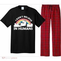 I Don't Believe In Humans Pajama Set thumb 0