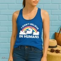 I Don't Believe In Humans Women's Tank Top thumb 2