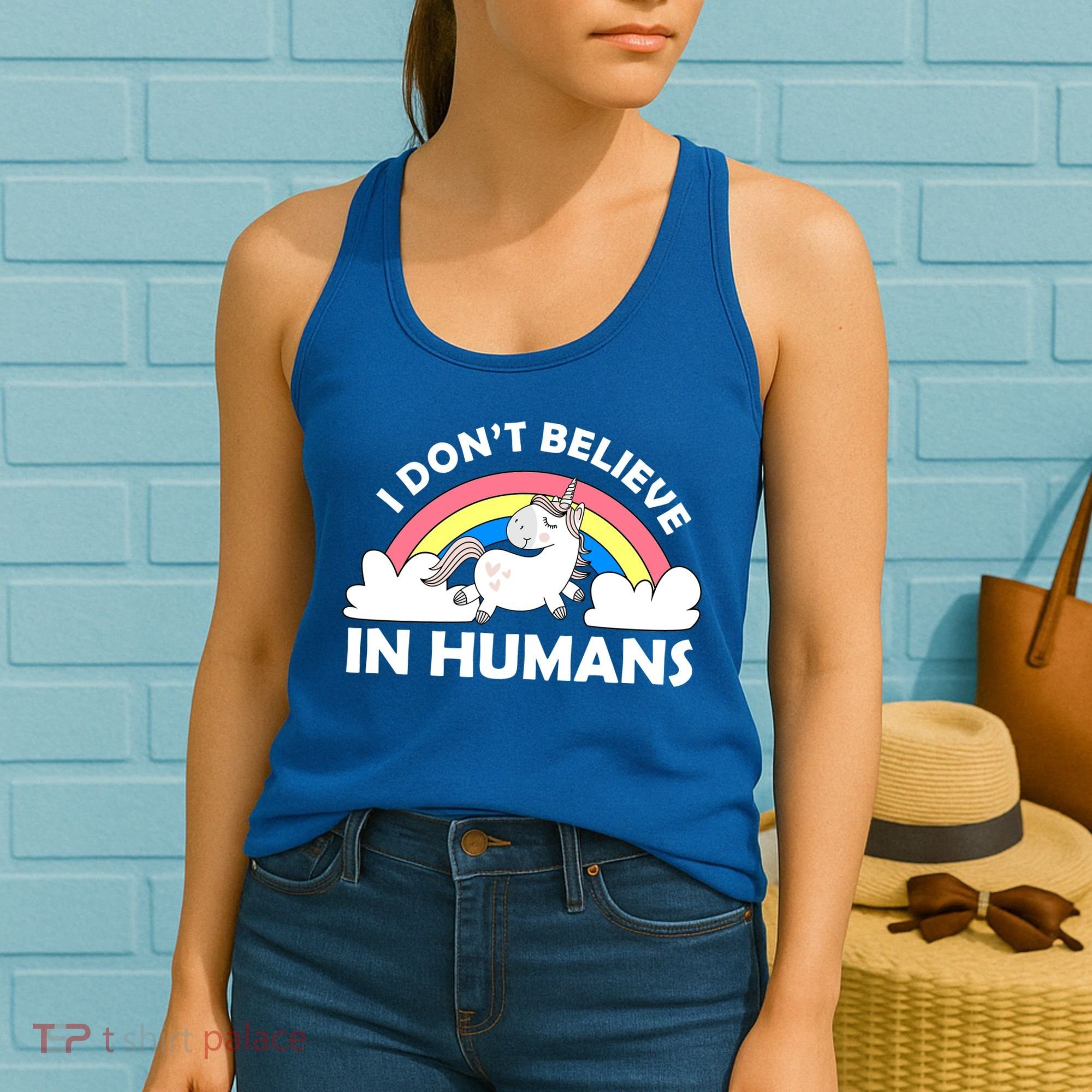 I Don't Believe In Humans Women's Tank Top