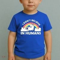 I Don't Believe In Humans Toddler T-Shirt thumb 2
