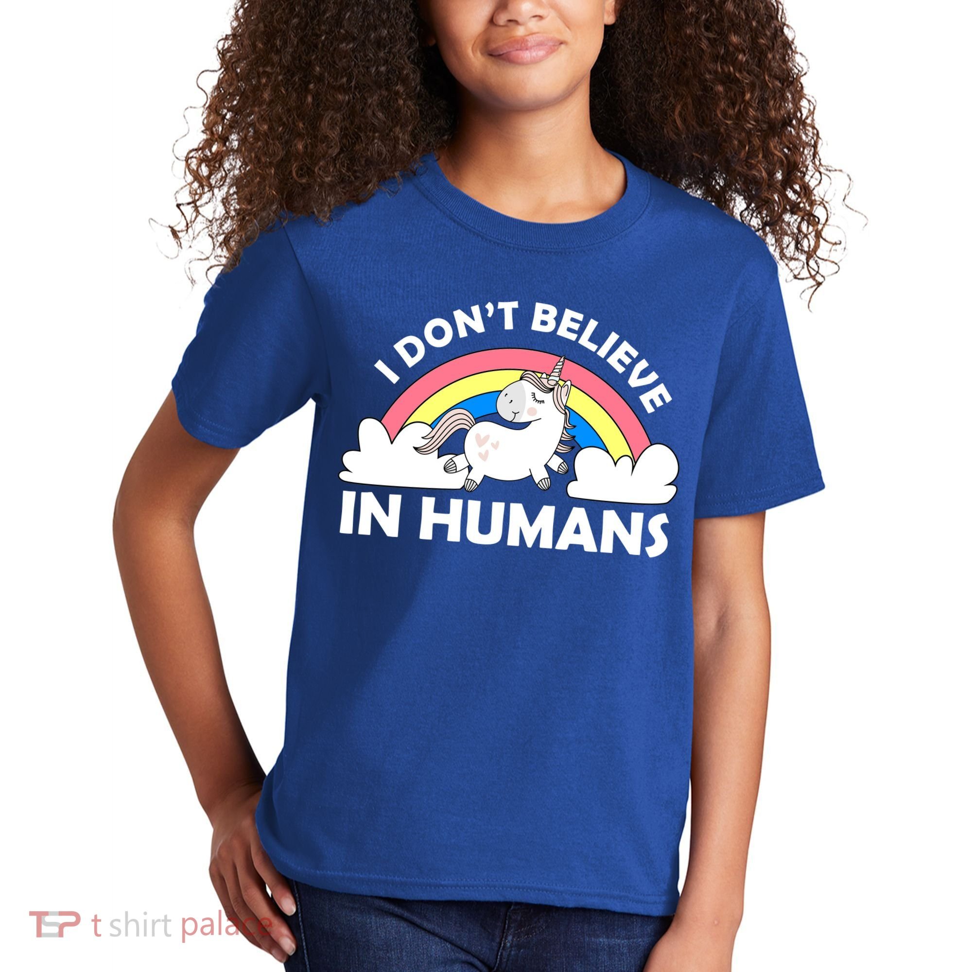 I Don't Believe In Humans Kids T-Shirt