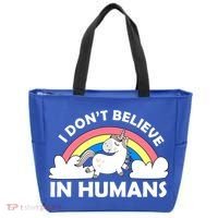 I Don't Believe In Humans Tote Bag thumb 0