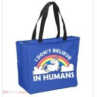 I Don't Believe In Humans Tote Bag thumb 2
