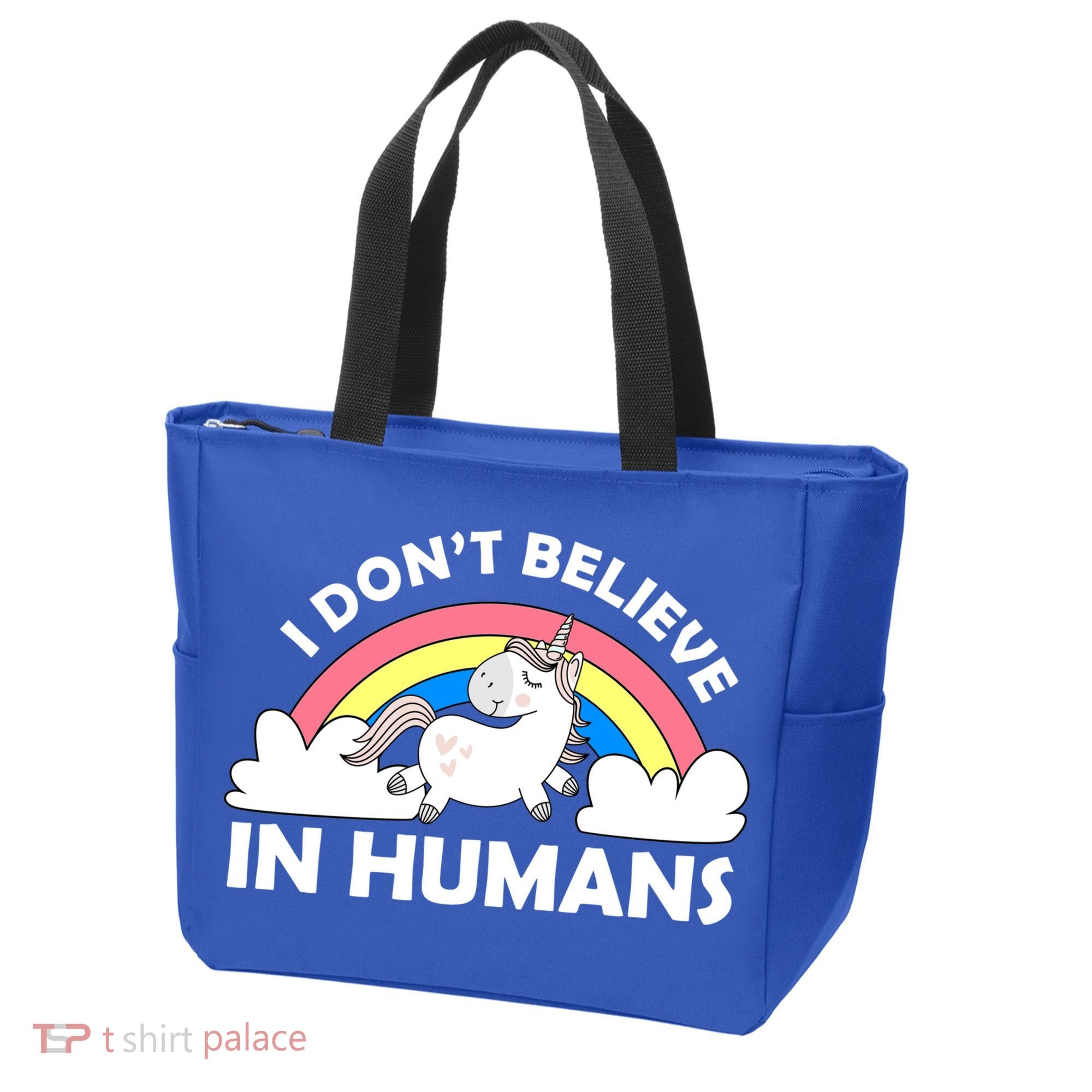 I Don't Believe In Humans Tote Bag