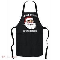 I Don't Believe In You Either X-Mas Apron thumb 0