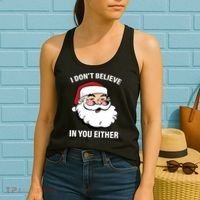 I Don't Believe In You Either X-Mas Women's Tank Top thumb 2