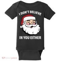 I Don't Believe In You Either X-Mas Baby Bodysuit thumb 0