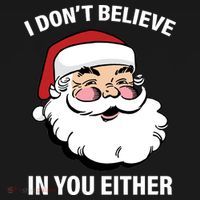 I Don't Believe In You Either X-Mas Baby Bodysuit thumb 2