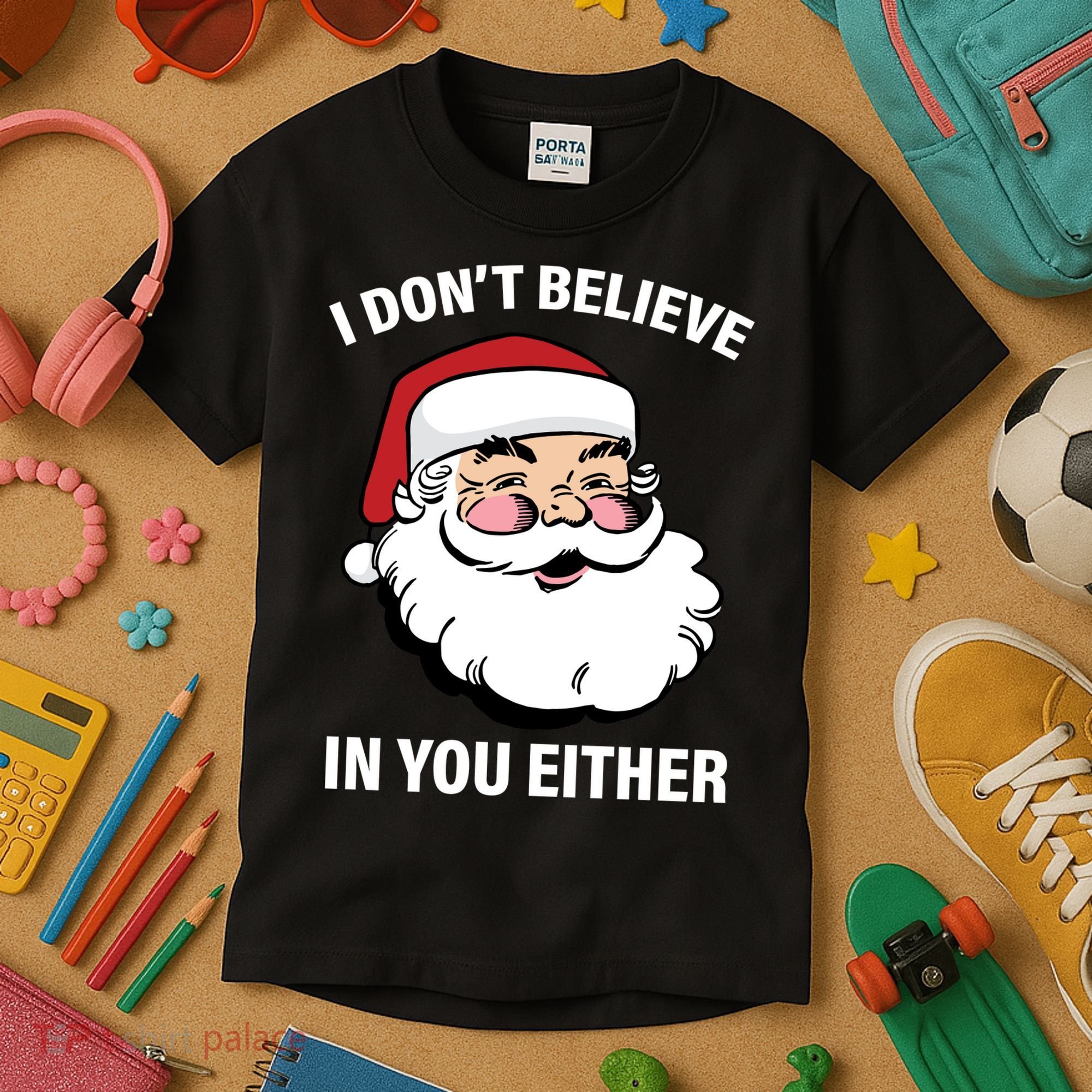 I Don't Believe In You Either X-Mas Kids T-Shirt