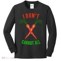 I Don't Carrot All Kids Long Sleeve Shirt thumb 0