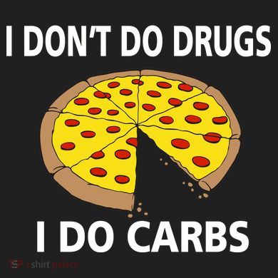 I Don't Do Drugs I Do Carbs Comfort Colors Heavyweight Long Sleeve T-Shirt