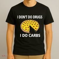 I Don't Do Drugs I Do Carbs T-Shirt thumb 3