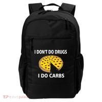 I Don't Do Drugs I Do Carbs Backpack thumb 0