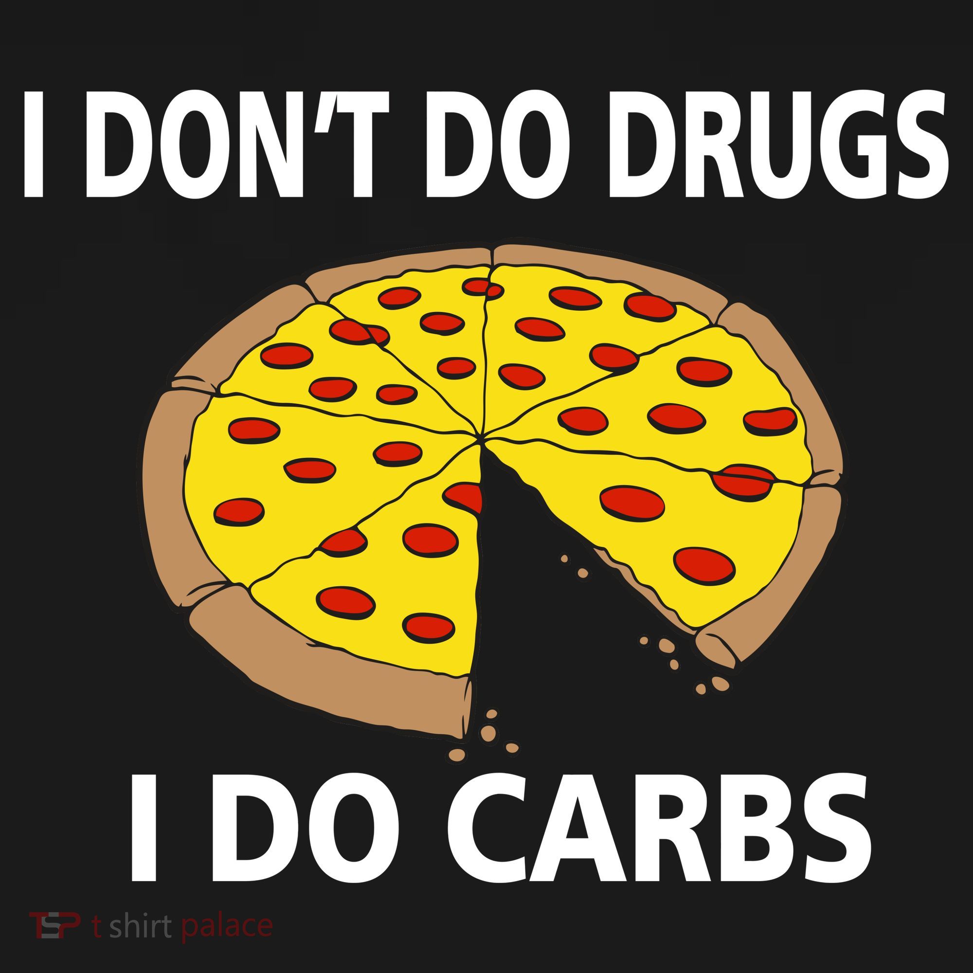 I Don't Do Drugs I Do Carbs Bucket Hat