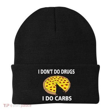 I Don't Do Drugs I Do Carbs Beanie