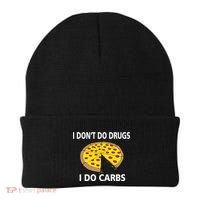I Don't Do Drugs I Do Carbs Beanie thumb 0