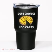 I Don't Do Drugs I Do Carbs Tumbler thumb 0