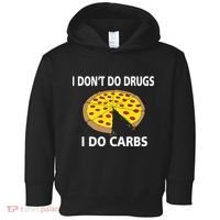 I Don't Do Drugs I Do Carbs Toddler Hoodie thumb 0