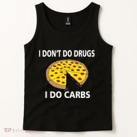 I Don't Do Drugs I Do Carbs Tank Top thumb 2