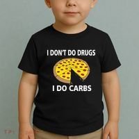 I Don't Do Drugs I Do Carbs Toddler T-Shirt thumb 2