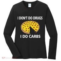 I Don't Do Drugs I Do Carbs Women's Long Sleeve Shirt thumb 0