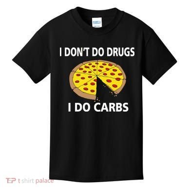 I Don't Do Drugs I Do Carbs Kids T-Shirt