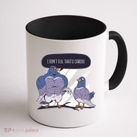 I Don't Fly That's Cardio Pigeon Funny Coffee Mug thumb 1