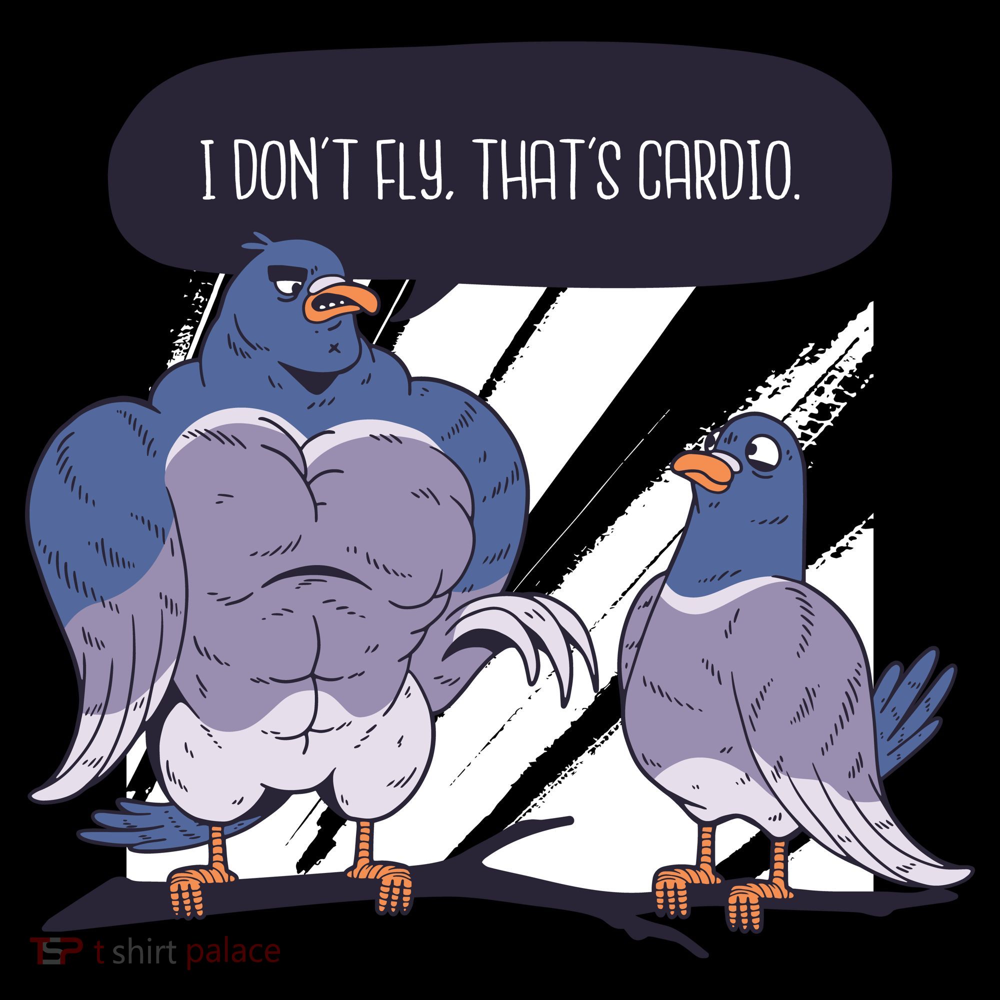 I Don't Fly That's Cardio Pigeon Funny Coffee Mug