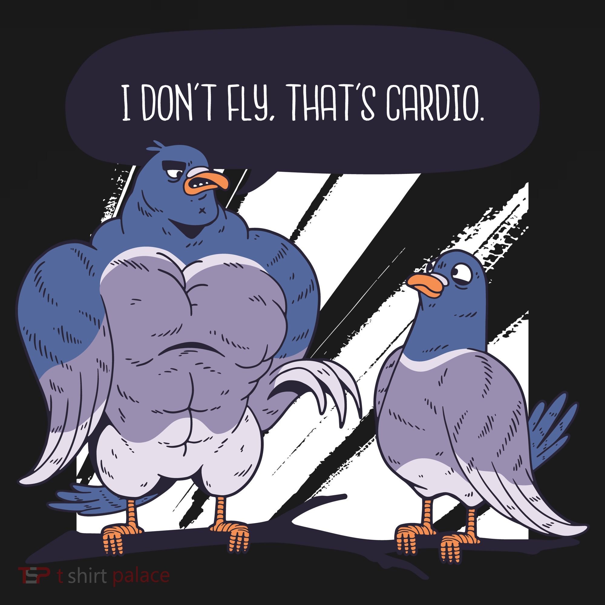 I Don't Fly That's Cardio Pigeon Funny Visor