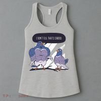 I Don't Fly That's Cardio Pigeon Funny Women's Tank Top thumb 3