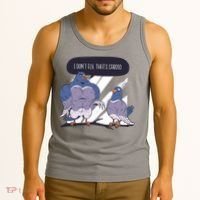 I Don't Fly That's Cardio Pigeon Funny Tank Top thumb 3