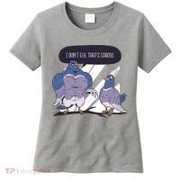 I Don't Fly That's Cardio Pigeon Funny Women's T-Shirt thumb 0