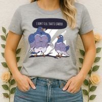 I Don't Fly That's Cardio Pigeon Funny Women's T-Shirt thumb 2